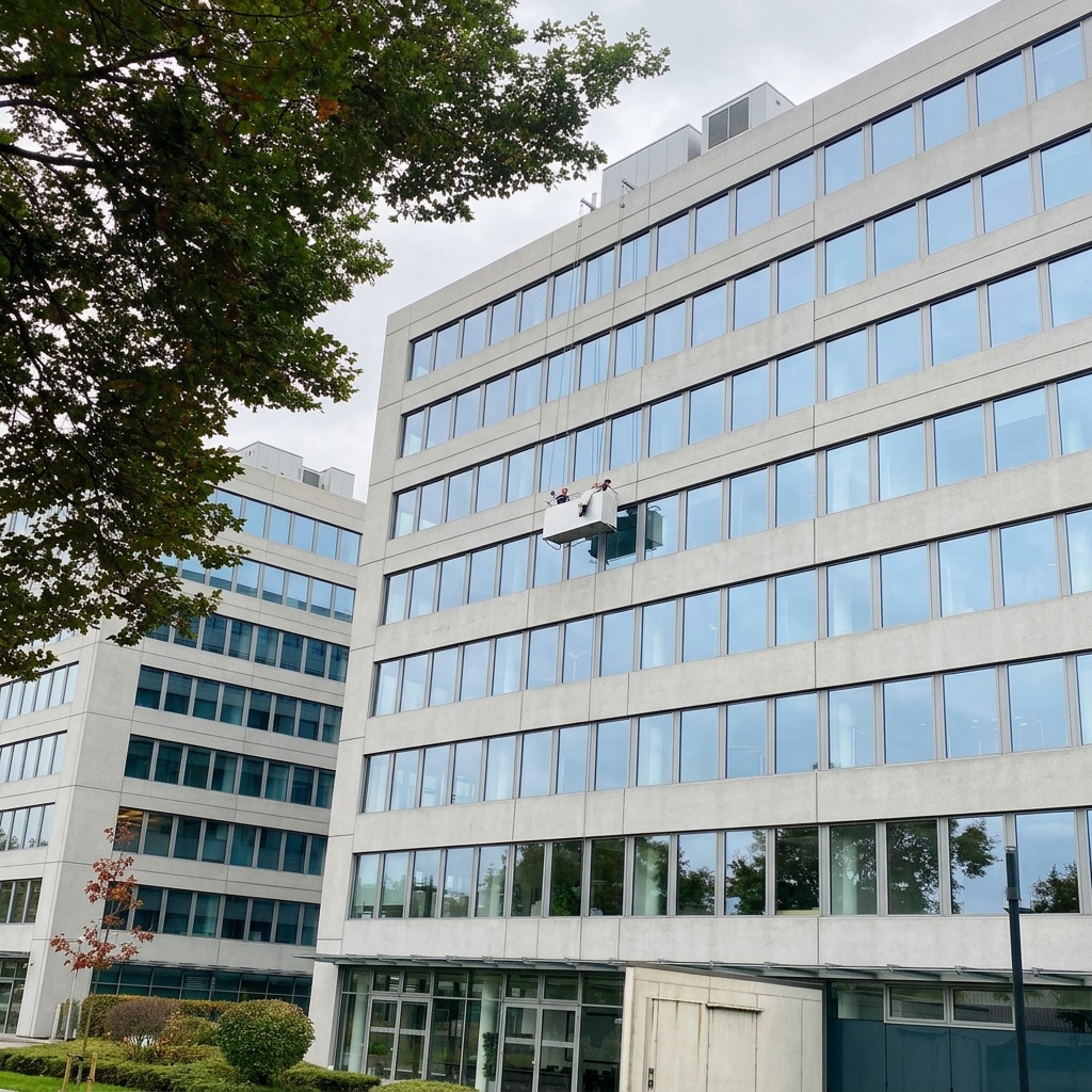 Krasniqi Gebäudeservice – Professionelles Reinigungsteam im Einsatz in Bielefeld